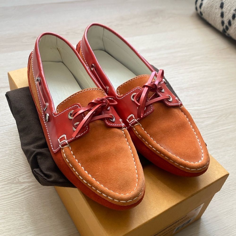 Tod’s Gommino Devon with Tassell Loafers in Paprika Orange